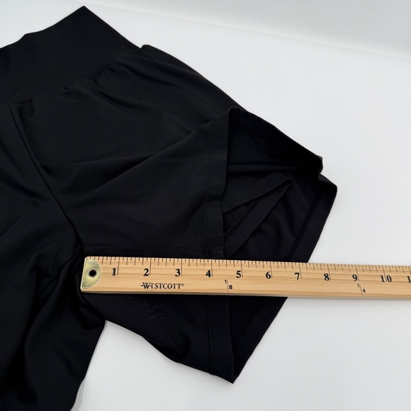 Halara Shorts Women Small Black HighWaist Stretch Performance Active Gym Workout - Picture 8 of 9